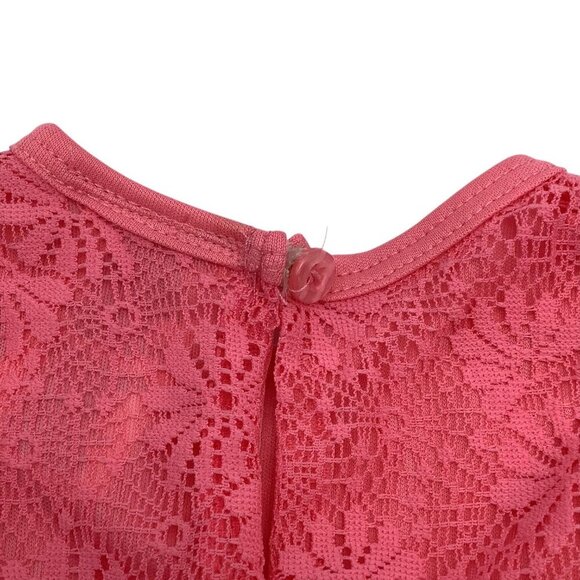 Duck Duck Goose Baby Girl Dress Pink 3-6M Sleeveless Crew Neck Button Closure - Picture 11 of 16